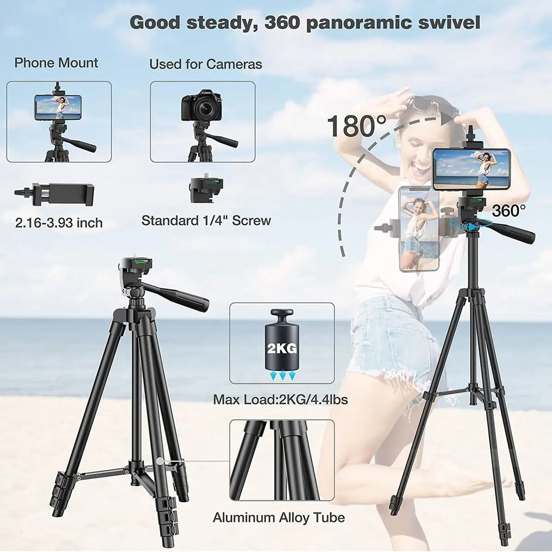 Extendable Camera Tripod